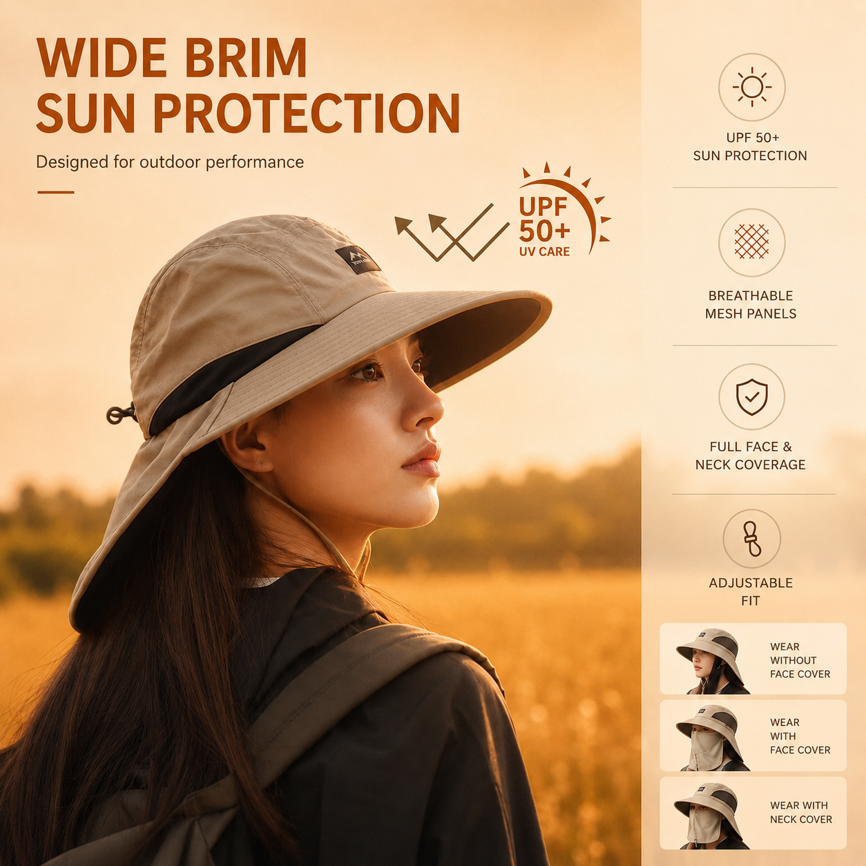 Aviron™ All-Terrain Sun Shield Hat